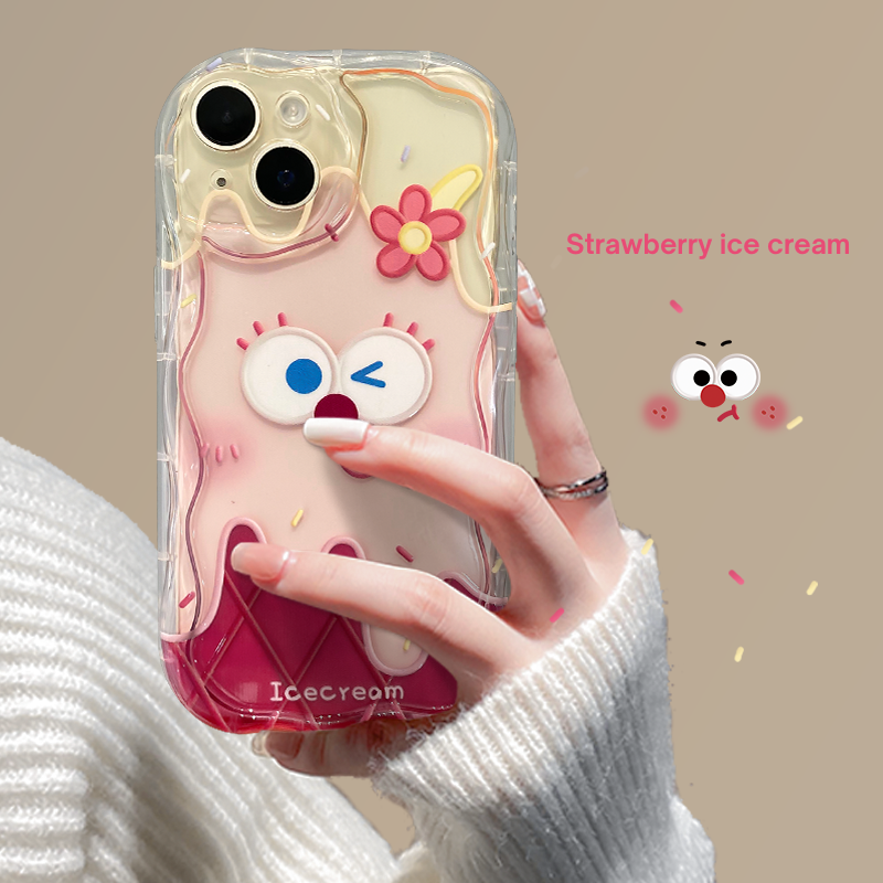 Kawaii Cartoon Ice Cream Phone Case