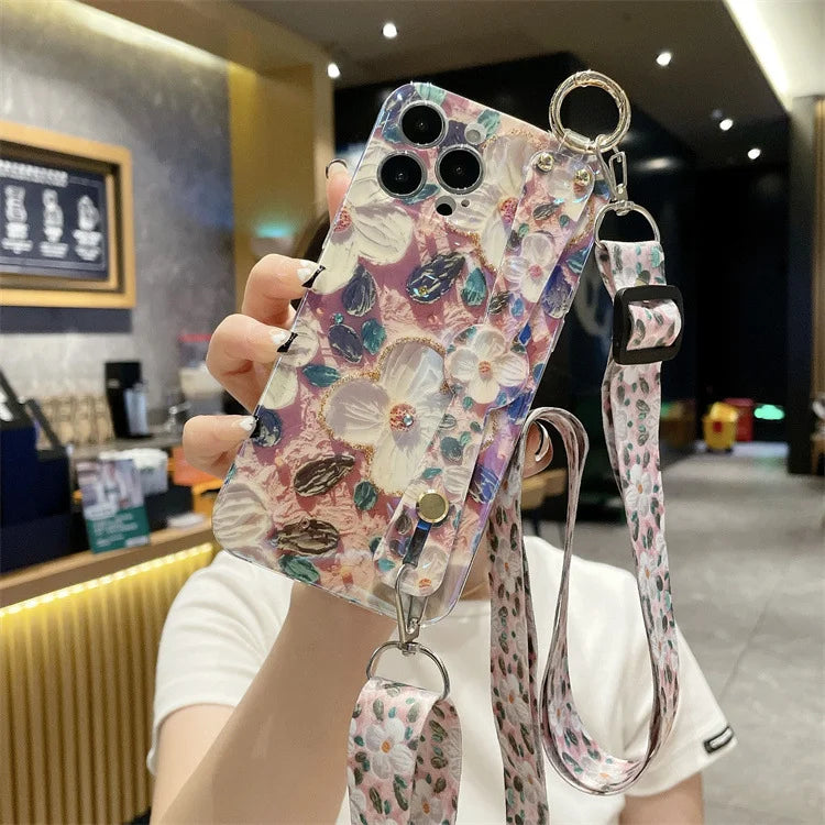 Camellia Oil Painting Flower case for iphone