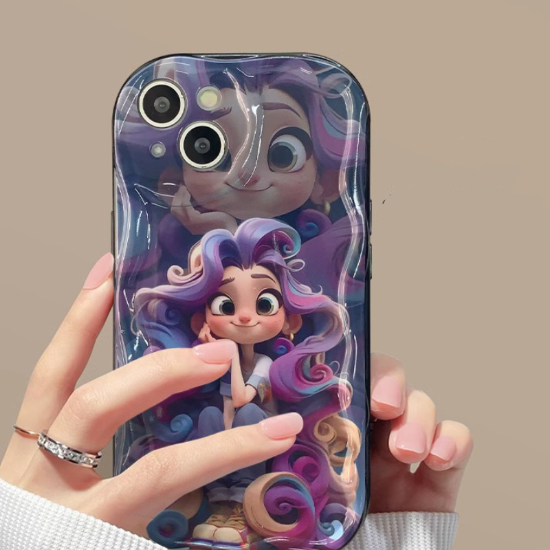 Fairy Tale Colored Hair Princess Phone Case