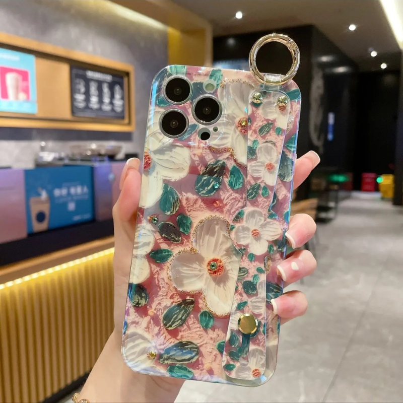 Camellia Oil Painting Flower case for iphone