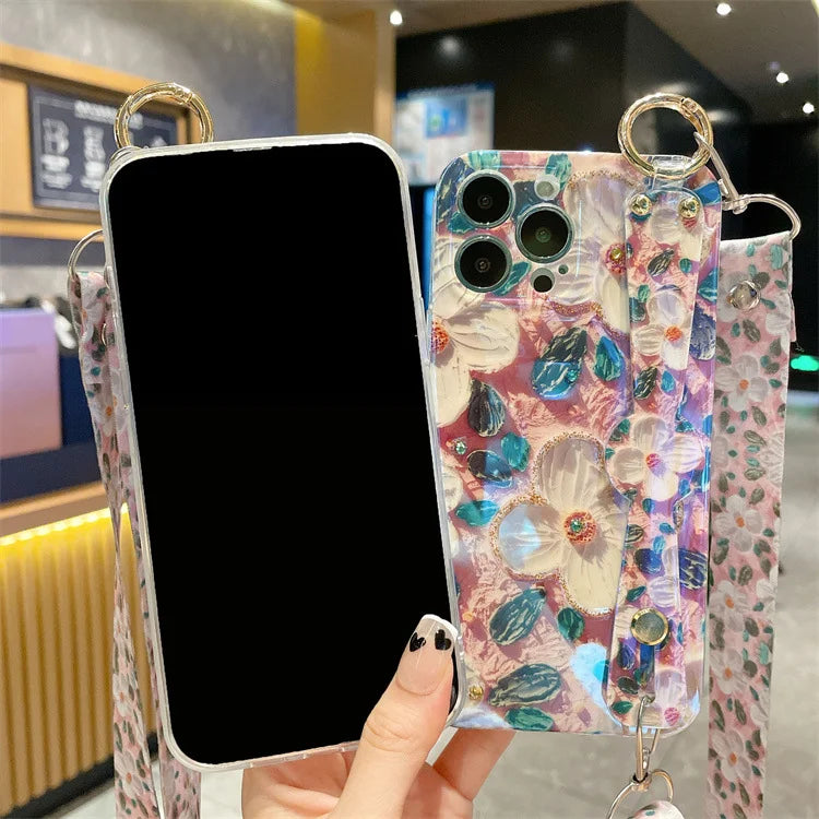 Camellia Oil Painting Flower case for iphone