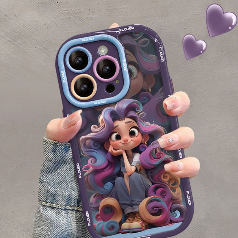 Fairy Tale Colored Hair Princess Phone Case