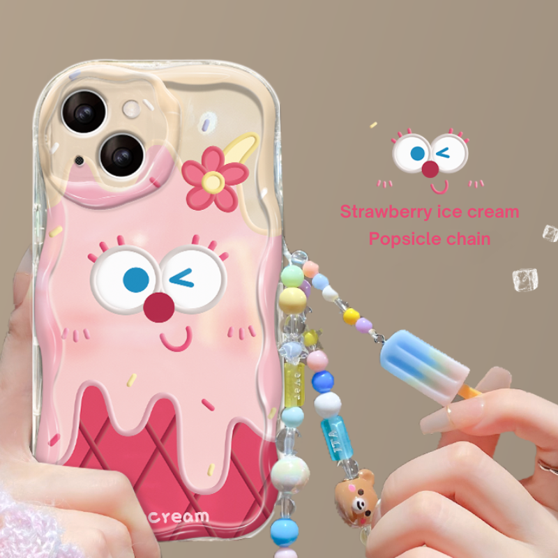 Kawaii Cartoon Ice Cream Phone Case
