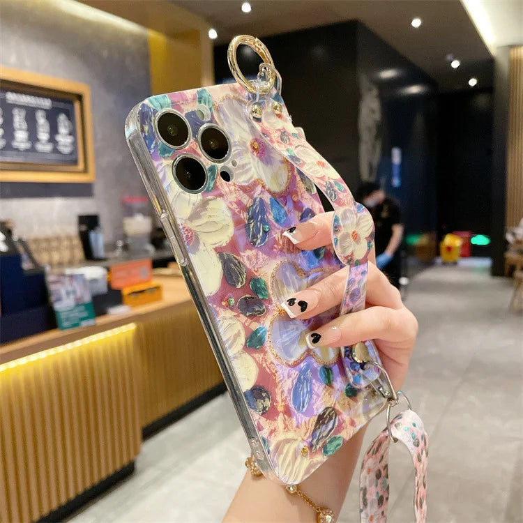 Camellia Oil Painting Flower case for iphone