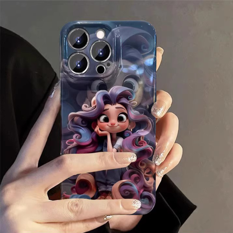 Fairy Tale Colored Hair Princess Phone Case