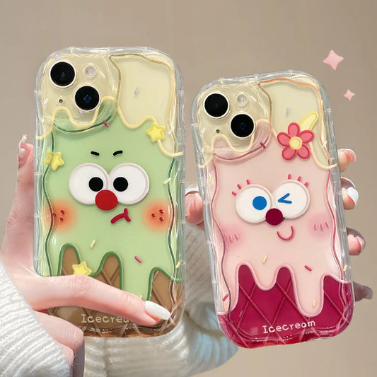 Kawaii Cartoon Ice Cream Phone Case